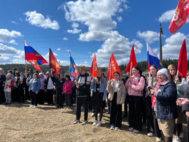 Школьный митинг, посвященный 80-летию со Дня Победы в Великой Отечественной войне.